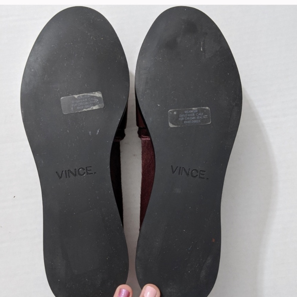 🛑SOLD🛑 NWOT Vince Mason Calf Hair Flats - Picture 4 of 4